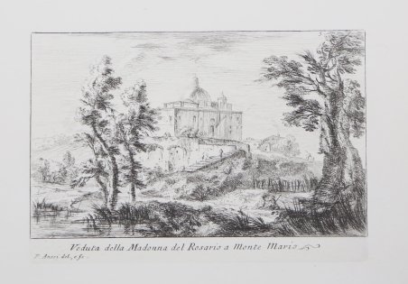 Veduta della Madonna del Rosario a Monte Mario