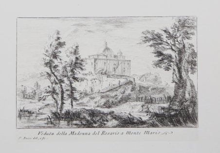 Veduta della Madonna del Rosario a Monte Mario