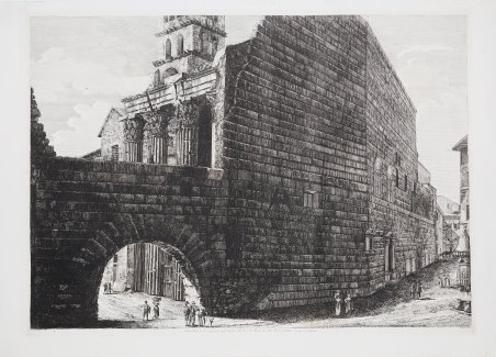 Veduta della parte degl'avanzi del Foro di Nerva da altri …