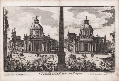 Veduta della Piazza del Popolo
