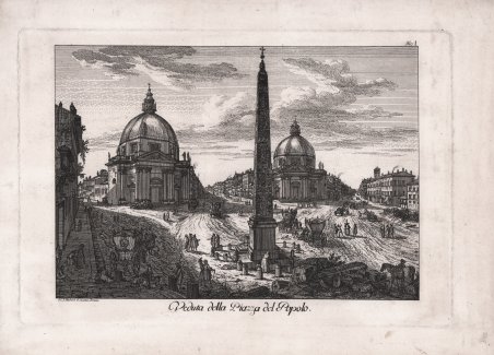 Veduta della Piazza del Popolo
