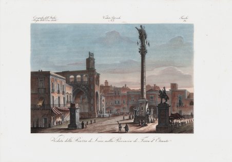 Veduta della Piazza di Lecce nella Provincia di Terra d'Otranto | Immagine principale