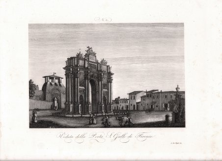Veduta della Porta S. Gallo di Firenze