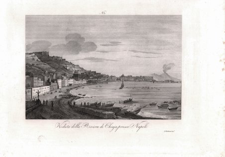 Veduta della Riviera di Chiaja presso Napoli