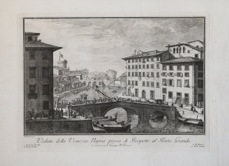 Veduta della Venezia Nuova presa di Prospetto al ponte Grande