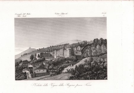 Veduta della Vigna della Regina presso Torino