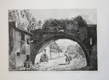 Veduta delle Antiche sostruzioni del Monte Aventino.