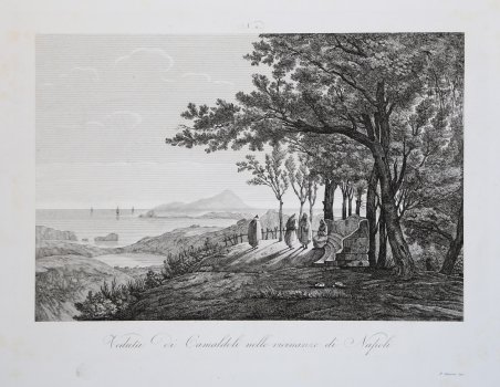 Veduta di Camaldoli nelle vicinanze di Napoli