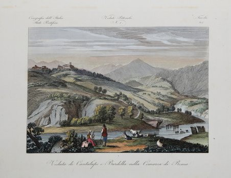 Veduta di Cantalupo e Bardella nella Comarca di Roma
