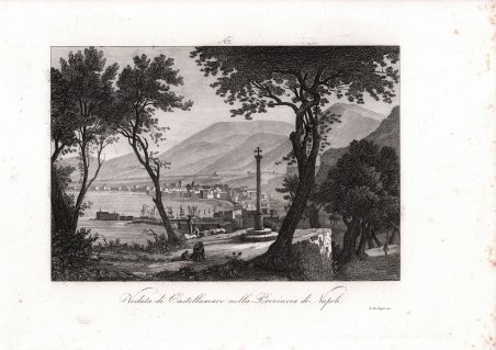 Veduta di Castellamare nella Provincia di Napoli
