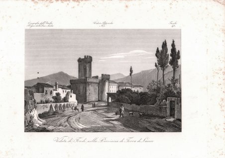 Veduta di Fondi nella Provincia di Terra di Lavoro