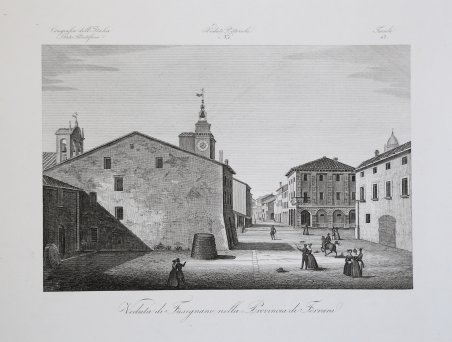 Veduta di Fusignano nella provincia di Ferrara