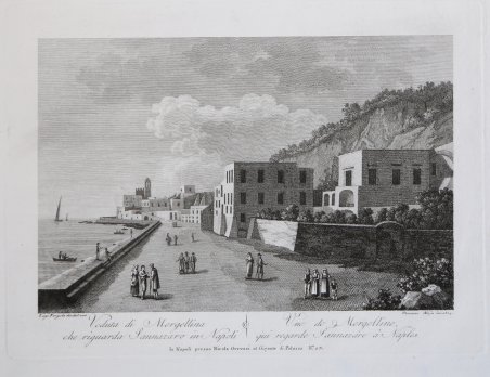 Veduta di Mergellina che riguarda Sannazaro in Napoli / Vue …