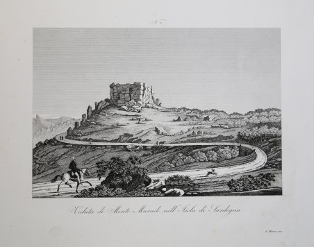 Veduta di Monte Murado nell'Isola di Sardegna