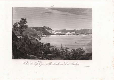 Veduta di Napoli presa dalla Strada Nuova di Posilipo