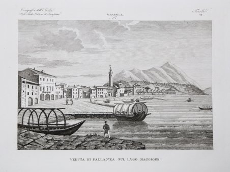 Veduta di Pallanza sul Lago Maggiore