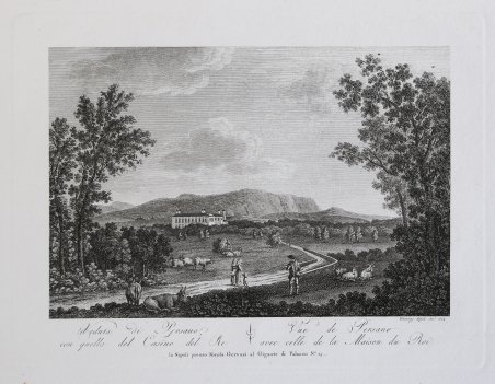 Veduta di Persano, con quella del Casino del Re