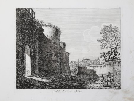 Veduta di Porta Latina