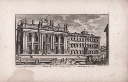 Veduta di S. Giovanni in Laterano