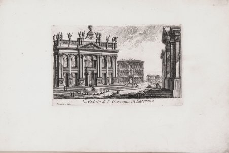 Veduta di S. Giovanni in Laterano