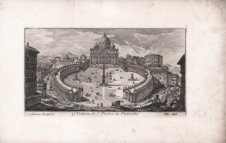 Veduta di S. Pietro in Vaticano
