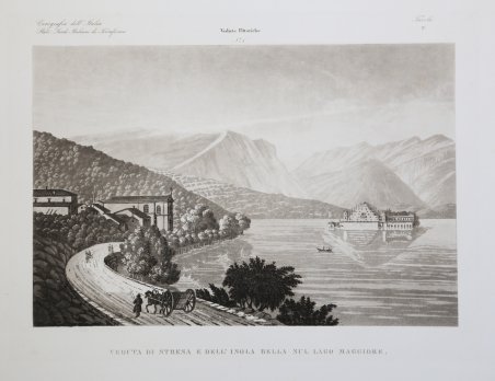 Veduta di Stresa e dell' Isola Bella sul Lago Maggiore