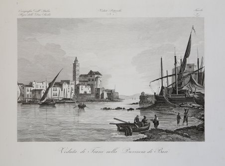 Veduta di Trani nella Provincia di Bari