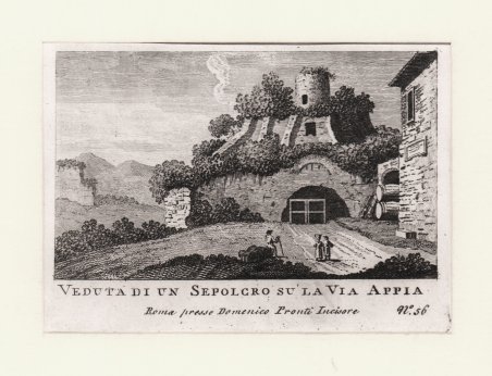 Veduta di un Sepolcro su la Via Appia