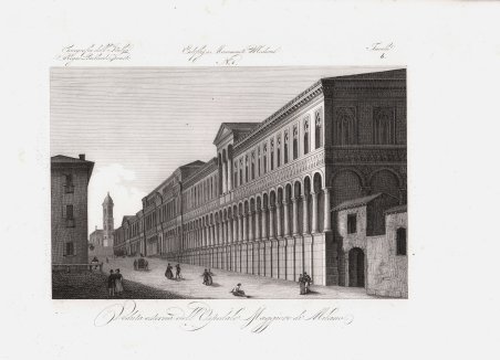 Veduta esterna dell'Ospedale Maggiore di Milano