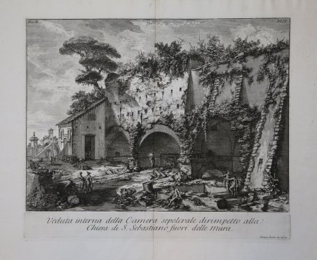 Veduta interna della Camera sepolcrale dirimpetto alla Chiesa di S. …