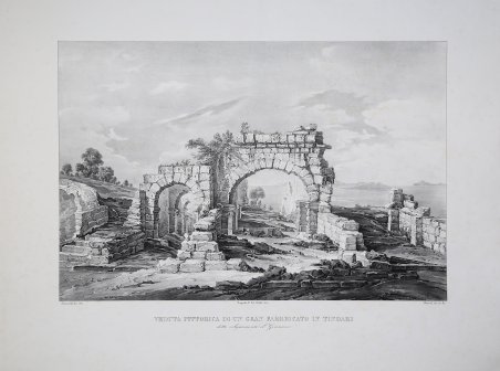 Veduta Pittorica di un Gran Fabbricato in Tindari detto volgarmente …