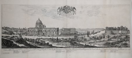 Vedute della Chiesa di S.to Pietro in Vaticano, et del …