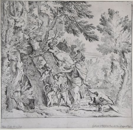 Venere consegna le Armi ad Enea