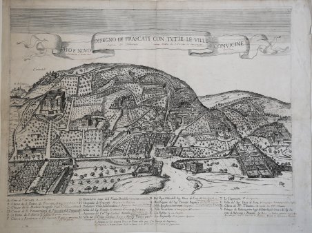 Vero e Novo Disegno di Frascati con Tutte le Ville …