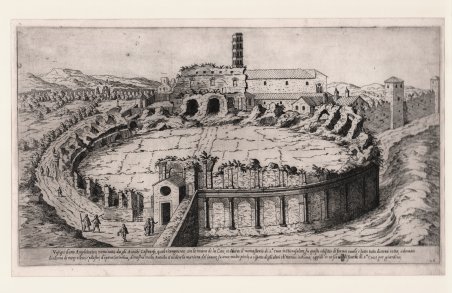 Vestigii d'uno Amphiteatro, nominato da gli Antichi Castrense.