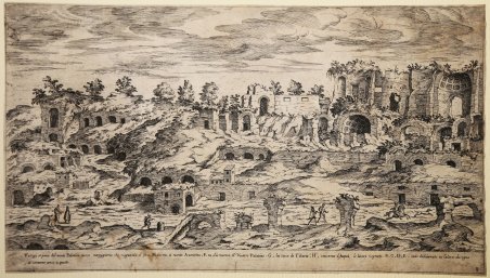 Vestigii et parte del monte Palatino verso mezzogiorno…