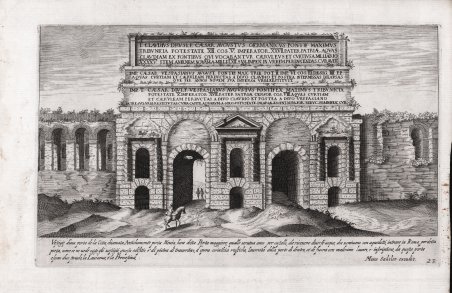 Vestigij d'una porta de la Citta, chiamata Antichamente porta Nevia, …