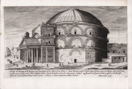 Vestigij del Panteone di M. Agrippa…