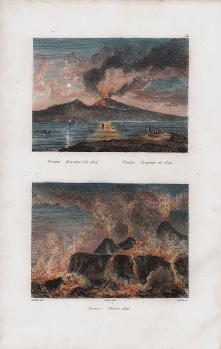 Vesuvio - Eruzione del 1804 / Vesuve - Eruption de …