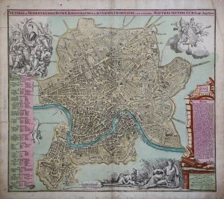 Veteris et Modernae urbis Romae Ichonographia et accurata Designatio…