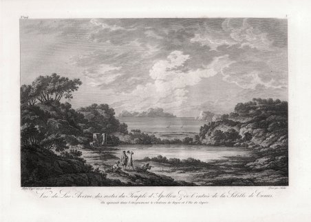 Veu du Lac Averne des restes du Temple d’Apollon & …