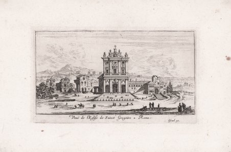 Veuë de l'Eglise de Sainct Gregoire a Roma