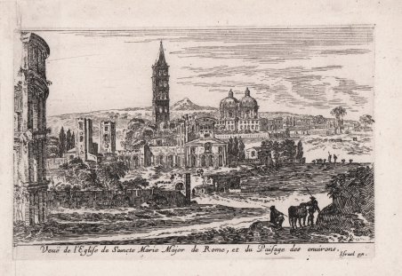 Veuë de l'Eglise de Sancte Marie Major de Rome, et …