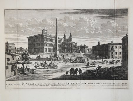 Veue de la Piazza della sacrosanta Basilica Lateranense madre e … | Immagine Gallery 2