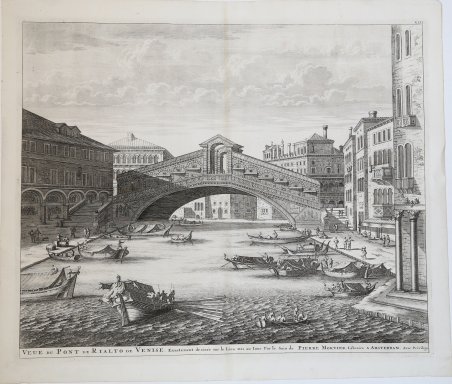 Veue du Pont de Rialto de Veniseâ¦