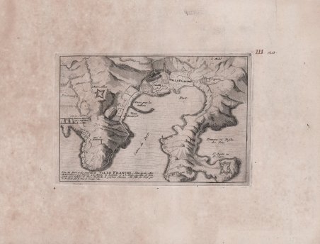 Veue du Port et des Environs de Ville Franche.