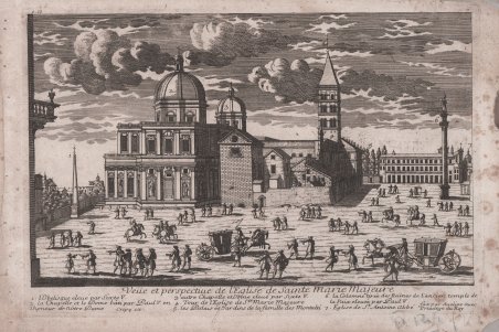 Veüe ed perspective de l'Eglise de Sainte Marie Majeure