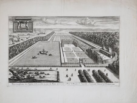 Veue et perspective du Chasteau de Lavardin au pais du … | Immagine principale