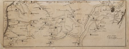 Viaggio da Ancona, e da Fano per Foligno a Roma