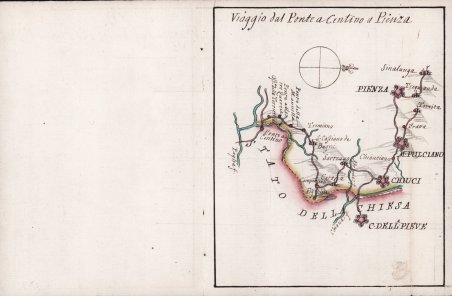 Viaggio da Ponte a Centino a Pienza